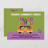 TrunkまたはTreatイベント ポストカード (正面/裏面)