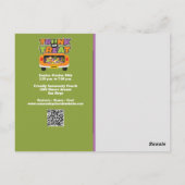 TrunkまたはTreatイベント ポストカード (裏面)