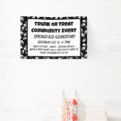 TrunkまたはTreat Halloweenスケルトンハンドバナー 横断幕 (インサイチュ)
