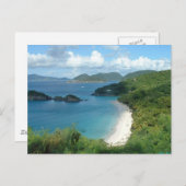 Trunk Bay、St. John、USVI ポストカード (正面/裏面)