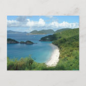 Trunk Bay、St. John、USVI ポストカード (正面)