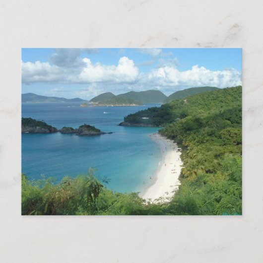 Trunk Bay、St. John、USVI ポストカード (正面)