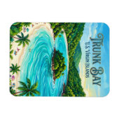 Trunk Bay U.S. Virgin Islands マグネット (横)