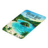 Trunk Bay U.S. Virgin Islands マグネット (左側)