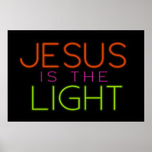 Trunk or Treat Poster, Jesus is the Light, Glow