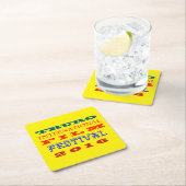 TRUROの国際的な映画祭の2016年のコースター スクエアペーパーコースター (インサイチュ)