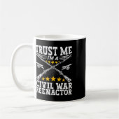 Trust A Civil War Reenactor - American Civil War R コーヒーマグカップ (左)