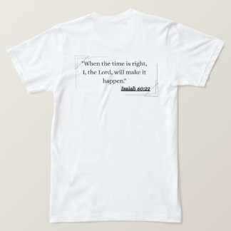 Trust God オルナートクロス クリスチャン 引用Tシャツ Tシャツ