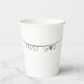 Trust God 紙コップ (裏面)