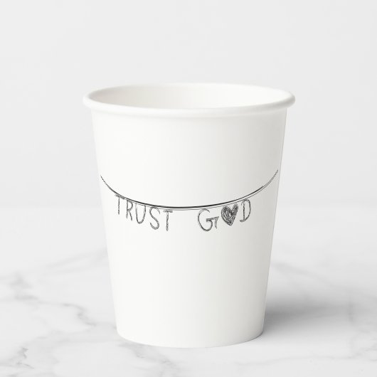 Trust God 紙コップ (裏面)