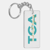 Trust God Anyway Acrylic Keychain キーホルダー (正面左)