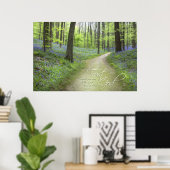 TRUST GOD - Christian Religious Poster Wall Art ポスター (ホームオフィス)