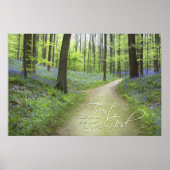 TRUST GOD - Christian Religious Poster Wall Art ポスター (正面)