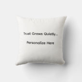Trust Grows Pillow クッション (裏面)