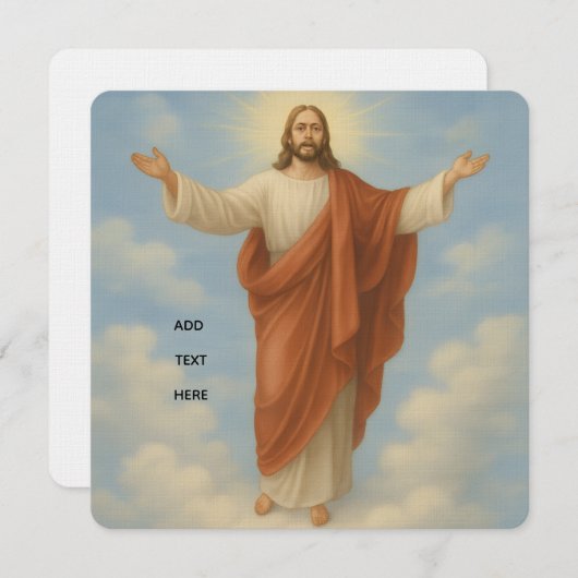 Trust In Jesus 招待状 (正面/裏面)