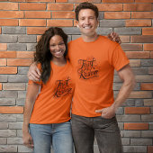 Trust in Krishnaタイポグラフィデザイン Tシャツ