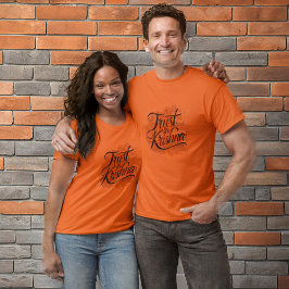 Trust in Krishnaタイポグラフィデザイン Tシャツ