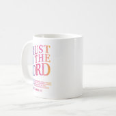 Trust In The Lord Christian Jesus God Sister Broth コーヒーマグカップ (正面左)