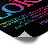 Trust In The Lord Christian Jesus God Sister Broth ポスター (角)