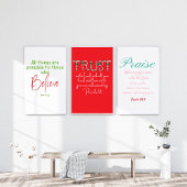 Trust in the Lord Christmas Personalized Card シーズンカード