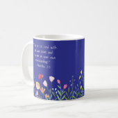 Trust in the Lord” Floral Bible Verse Mug コーヒーマグカップ (正面左)