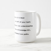 Trust in the lord Mug コーヒーマグカップ (正面右)