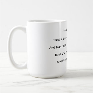 Trust in the lord Mug コーヒーマグカップ