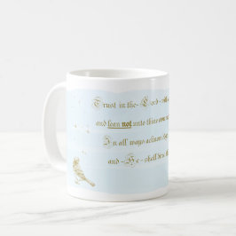 Trust in the Lord Proverbs Calligraphy Mug コーヒーマグカップ