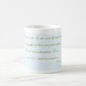 Trust in the Lord Proverbs Calligraphy Mug コーヒーマグカップ (中央)