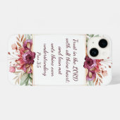 Trust in the LORD with all thine heart; and lean iPhoneケース (裏面横)