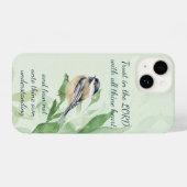 Trust in the LORD with all thine heart; and lean   iPhoneケース (裏面横)