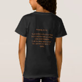 Trust in the Lord With All Your Heart Kids  Tシャツ (裏面)