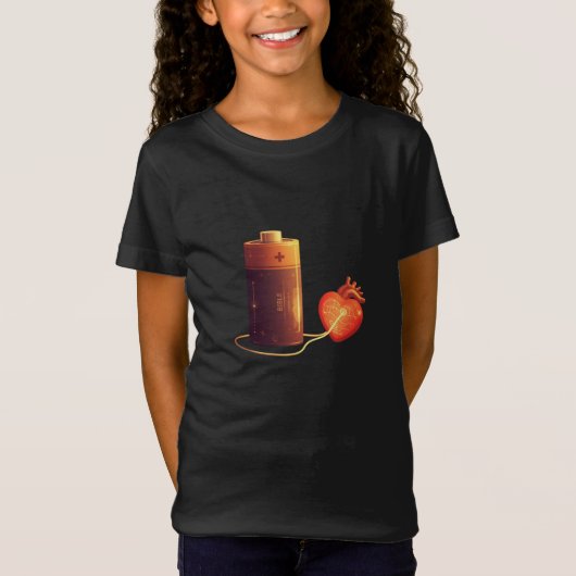 Trust in the Lord With All Your Heart Kids Tシャツ (正面)