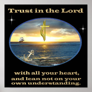 Trust in the Lord with all your heart posters ポスター