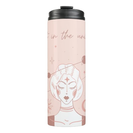 Trust in the Universeスピリチュアル陽性 タンブラー (正面)