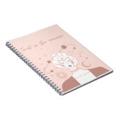 Trust in the Universeスピリチュアル陽性 ノートブック (右側)