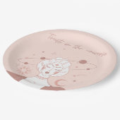 Trust in the Universeスピリチュアル陽性 ペーパープレート (アングル)