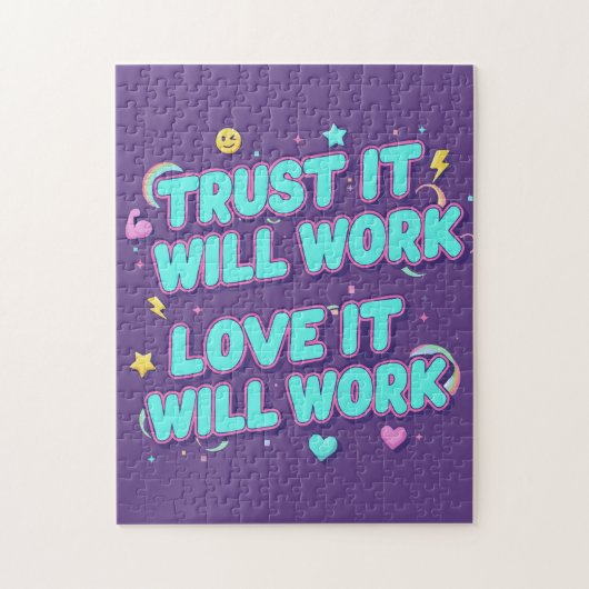 Trust It Will Work, Love It Will Work ジグソーパズル (縦)
