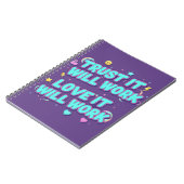 Trust It Will Work, Love It Will Work ノートブック (左側)
