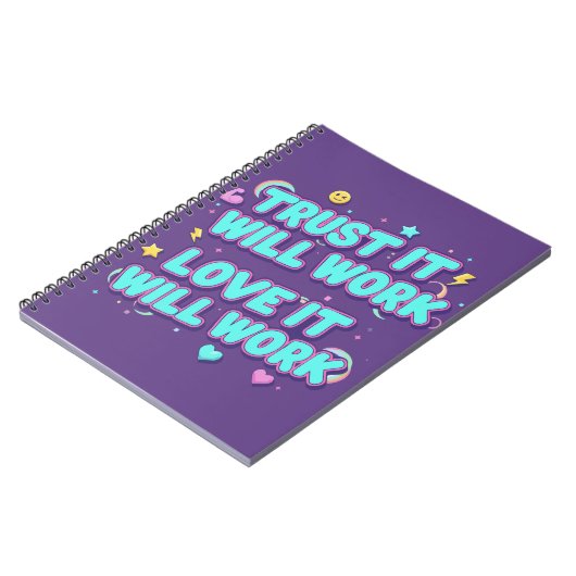 Trust It Will Work, Love It Will Work ノートブック (左側)
