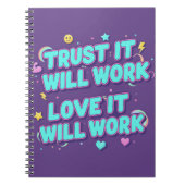 Trust It Will Work, Love It Will Work ノートブック (正面)