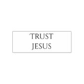Trust Jesus Christian Quote セルフインキングスタンプ (デザイン)