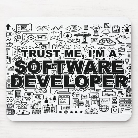 Trust Meソフトウェア開発者 マウスパッド (正面)