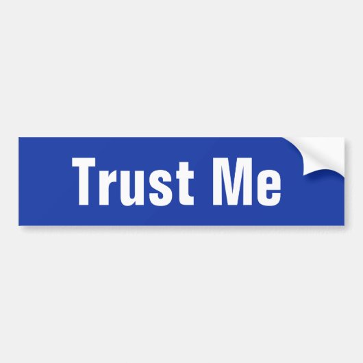 Trust Meバンパーステッカー バンパーステッカー (正面)