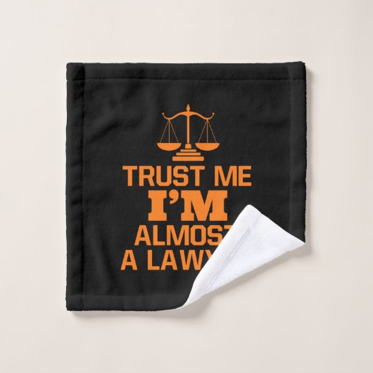 Trust Me I Am Almost A Lawyer ウォッシュタオル (ウォッシュタオル)