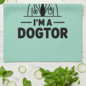 Trust Me I’m a Dogtor キッチンタオル (折り畳み)