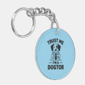 Trust Me I’m a Dogtor キーホルダー (正面左)