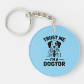 Trust Me I’m a Dogtor キーホルダー (正面)