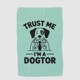 Trust Me I’m a Dogtor ゴルフタオル