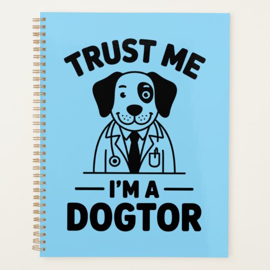 Trust Me I’m a Dogtor プランナー手帳 (正面)